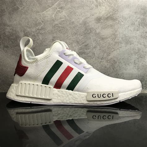 adidas nmd gucci white|Adidas NMD white japan.